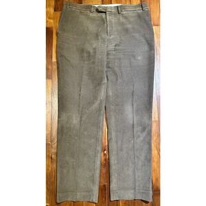 Vintage Polo Ralph Lauren Corduroy Pants Mens 38x32 Brown Pleated Made In USA